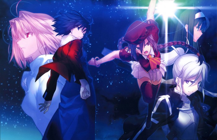 Ryougi Shiki and Arcueid Brunestud from Type-Moon