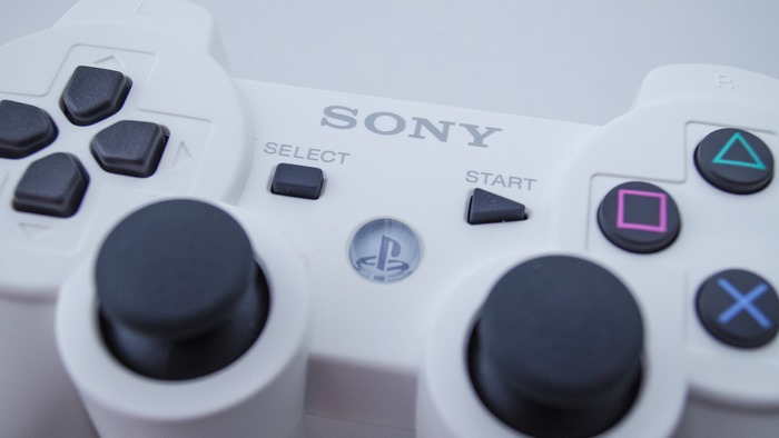 Sony PlayStation 3 controller closeup