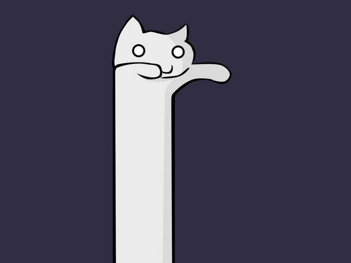 Longcat from The Battle Cats