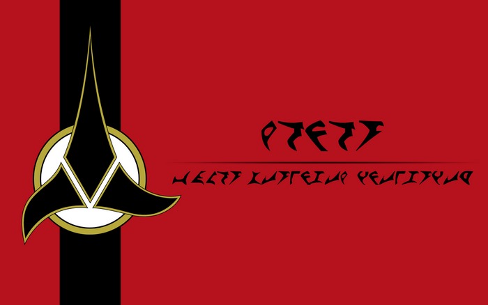 Klingon Empire Flag Star Trek