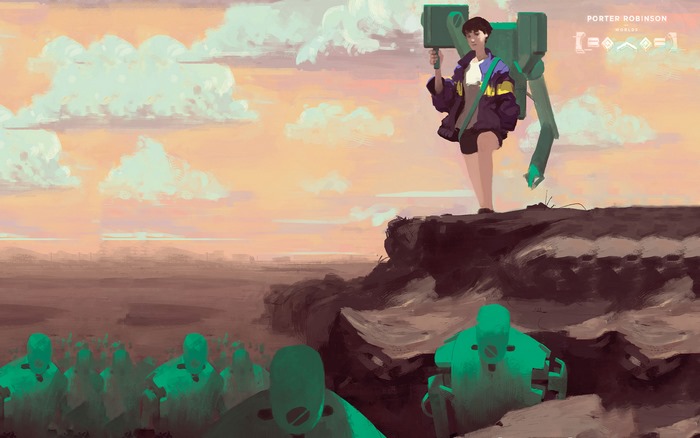 Porter Robinson Worlds album art