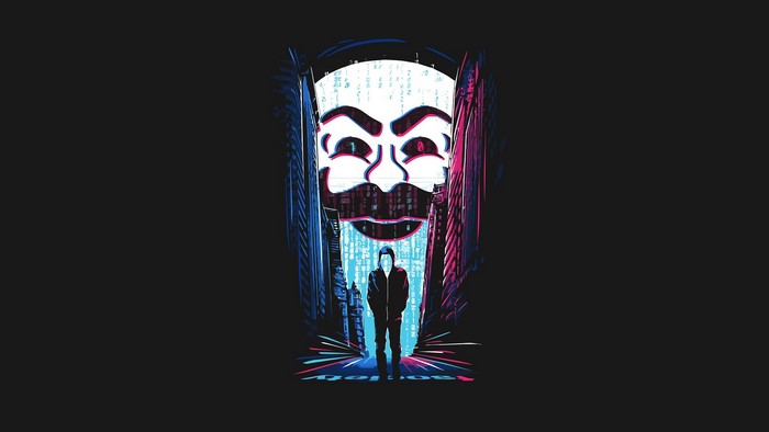 Mr. Robot Anonymous Mask Fan Art