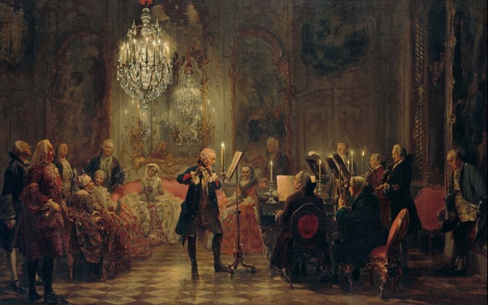 Concert in a Rococo Salon with Frederick the Great