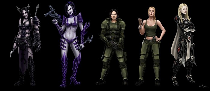 Warhammer 40,000 Dark Eldar and Imperial Guard