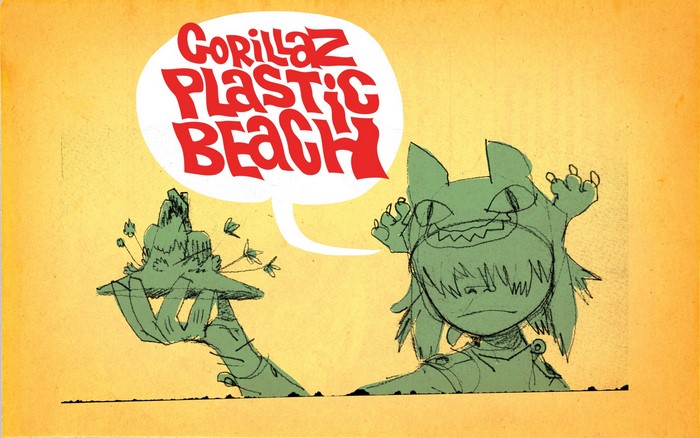 Gorillaz Plastic Beach Noodle