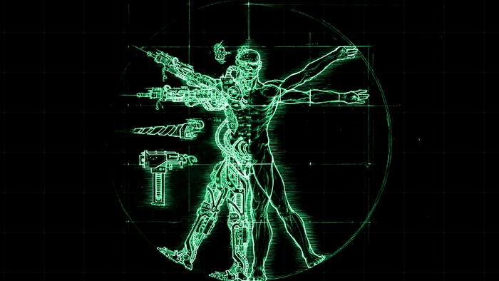 Warhammer 40k Tech-Priest Vitruvian Man