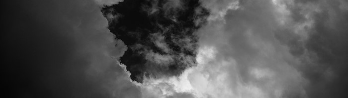 Dark storm clouds in the sky