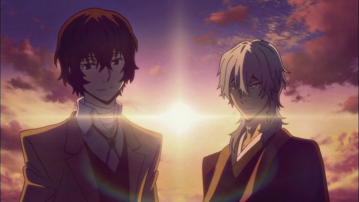 Dazai Osamu and Fukuzawa Yukichi from Bungo Stray Dogs