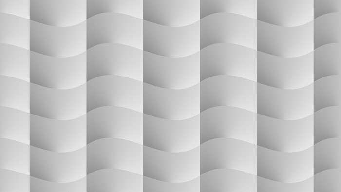 Gray wavy square tiles pattern