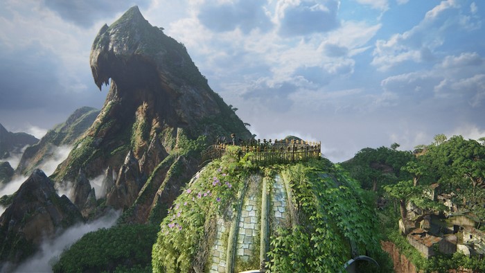 Uncharted 4: A Thief's End mountain landscape