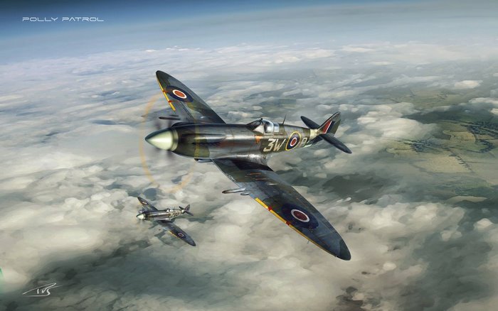 Supermarine Spitfires on Patrol