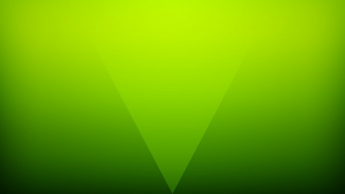 Green gradient with a V shape