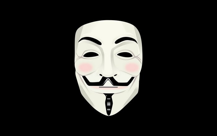 Guy Fawkes mask from V for Vendetta
