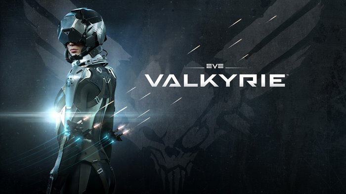 Eve Valkyrie game art with pilot
