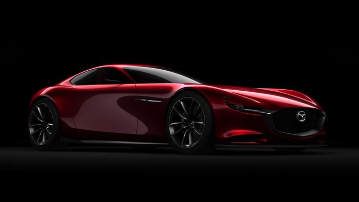 Red Mazda RX Vision Concept car