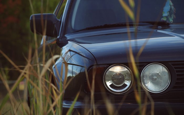 BMW E34 520i with air freshener