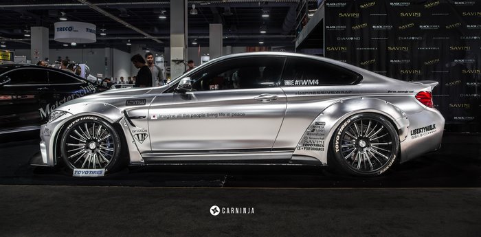 BMW M4 Coupe Liberty Walk with Toyo Tires