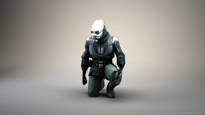 Combine soldier from Half-Life 2