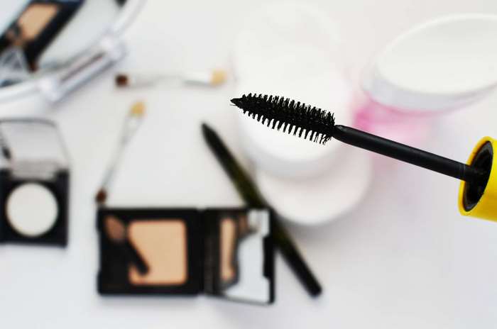 Mascara wand and makeup products
