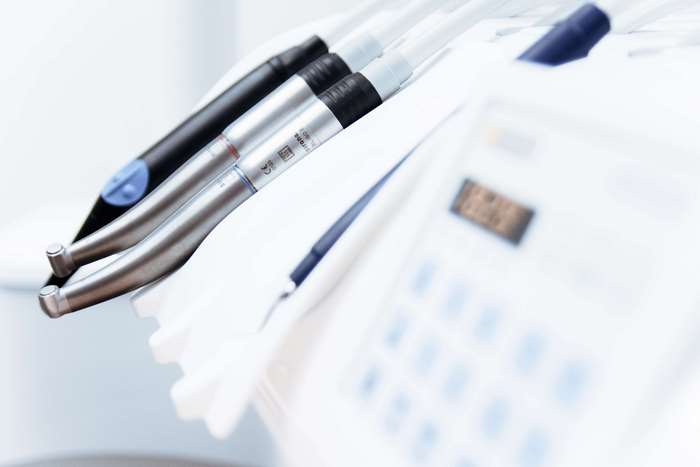 Dental equipment in a clinic