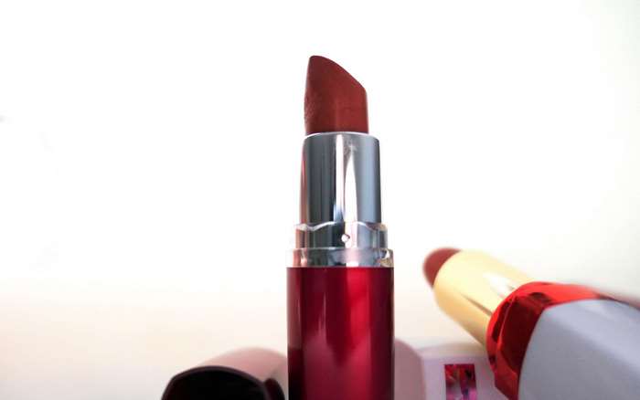 Red lipstick and another lipstick