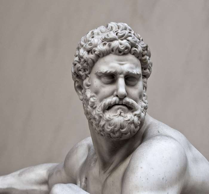 Marble bust of Hercules Farnese
