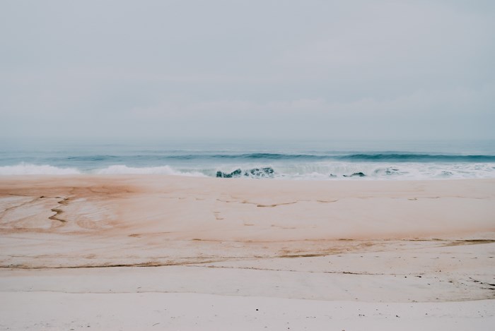 Calm Costa Nova Beach with Soft Waves and Sand