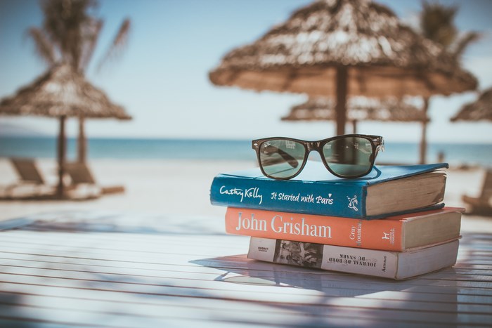 Sunglasses on Books at the Beach