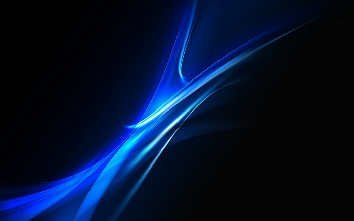 Abstract Neon White Lines on Dark Background