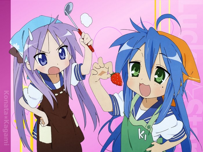 Kagami and Konata from Lucky Star