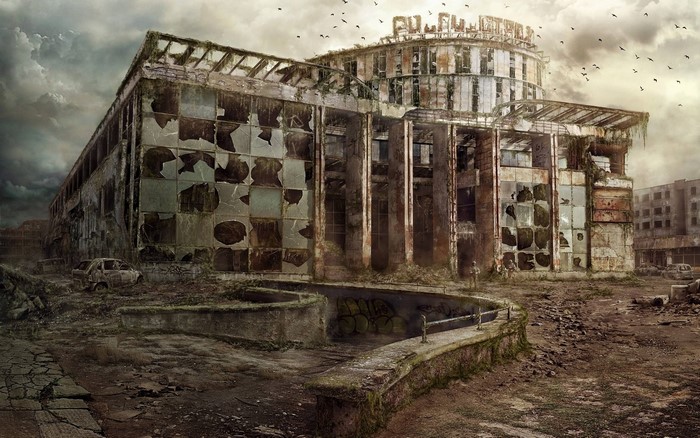 Apocalypse building in Kaliningrad