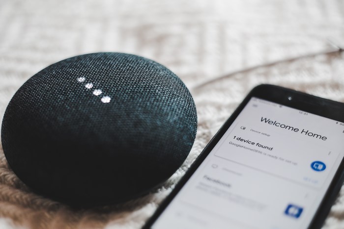 Smart Home Speaker and Smartphone Setup
