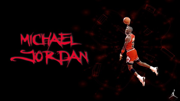 Michael Jordan playing basketball