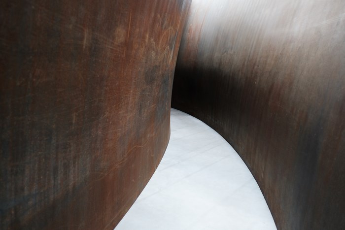 Richard Serra sculpture at Voorlinden Museum, Netherlands