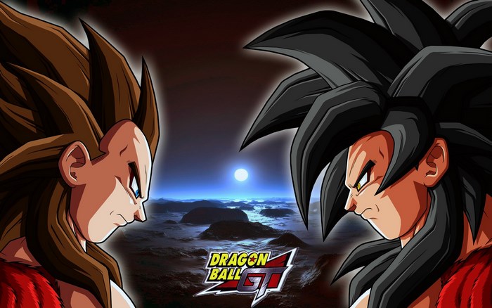 Vegeta and Goku from Dragon Ball GT