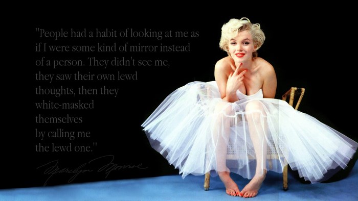 Marilyn Monroe quote about perception
