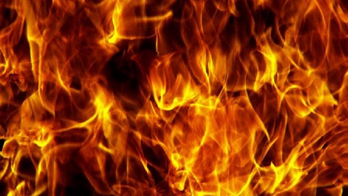 Fire flames abstract background