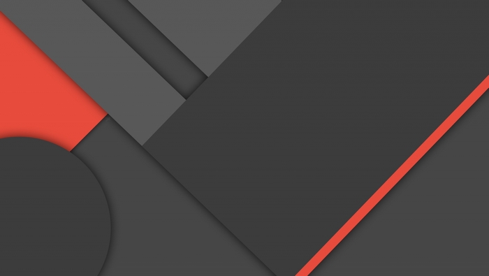 Dark Material Design Geometric Shapes