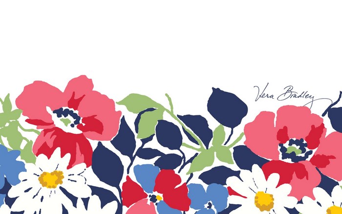 Vera Bradley floral pattern