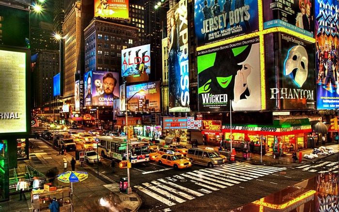 Times Square New York City at Night