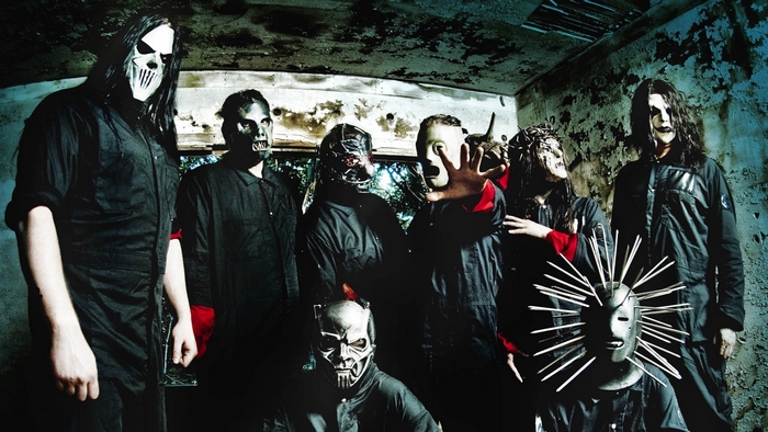 Slipknot band members in masks