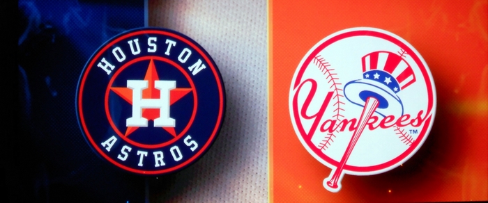 Houston Astros vs. New York Yankees Logos
