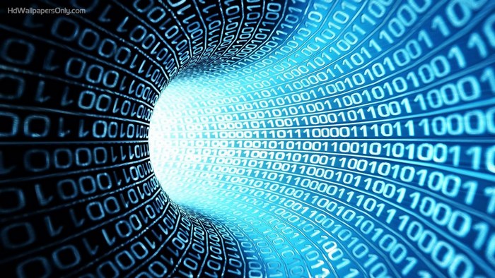 Binary code tunnel