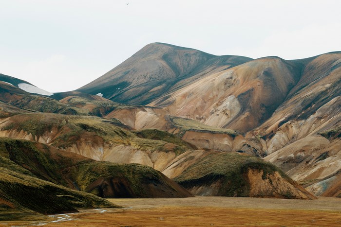 Colorful Rhyolite Mountains in Iceland