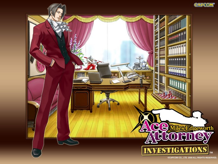 Miles Edgeworth from Ace Attorney Investigations