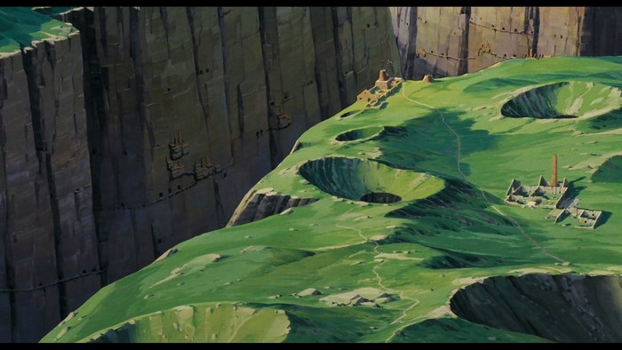 Laputa: Castle in the Sky landscape