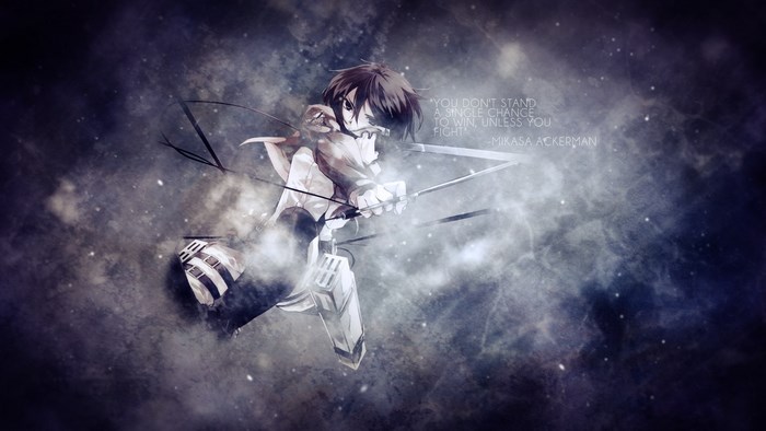 Mikasa Ackerman from Attack on Titan