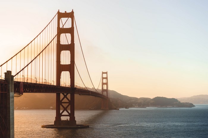 Golden Gate Bridge at Sunset