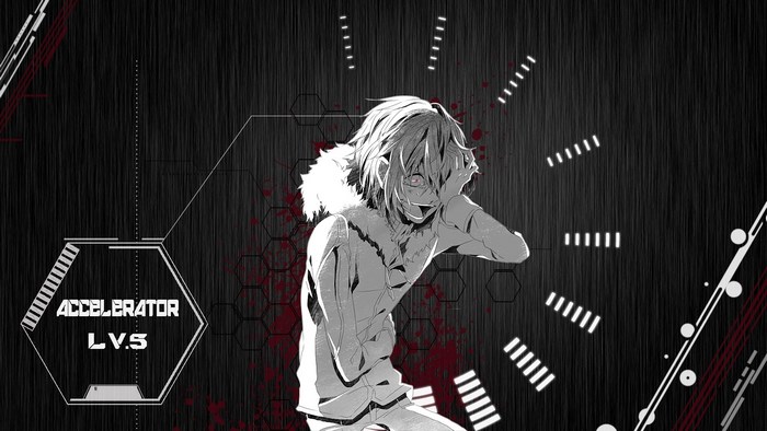 Accelerator from Toaru Majutsu no Index