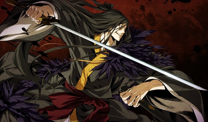 Kajiri Kamui Kagura character with sword